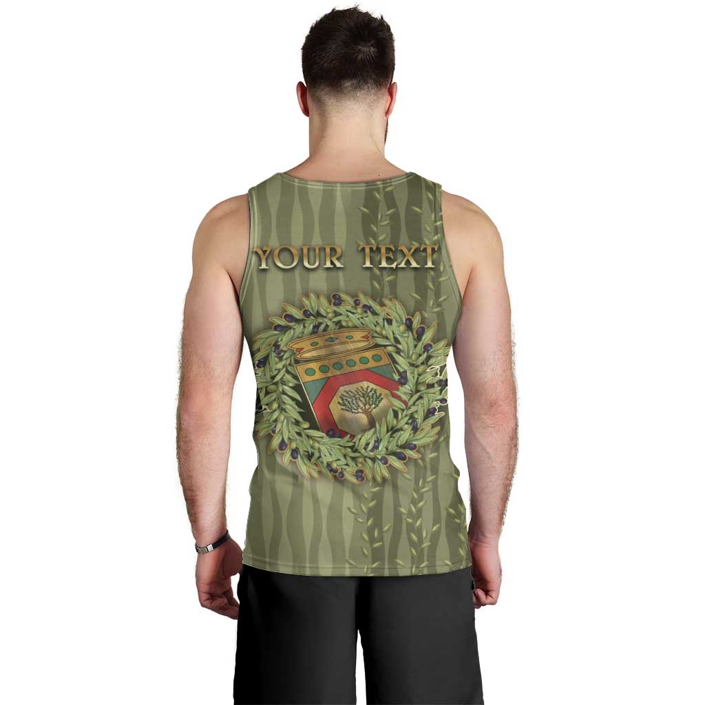 Personalized Italy Apulia Men Tank Top Olive Garden Classic Style