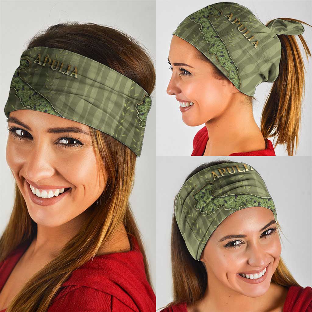 Italy Apulia Neck Gaiter Olive Garden Classic Style