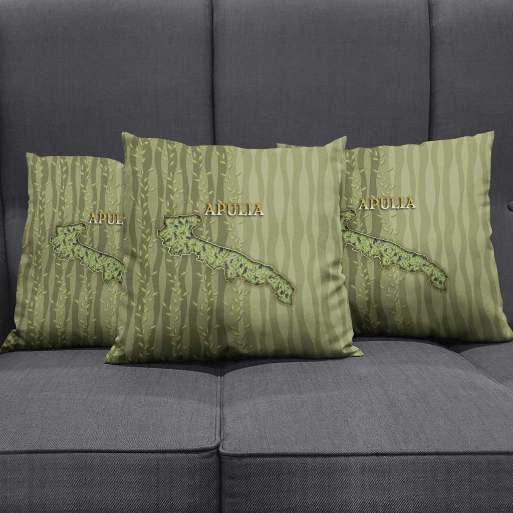 Italy Apulia Pillow Cover Olive Garden Classic Style