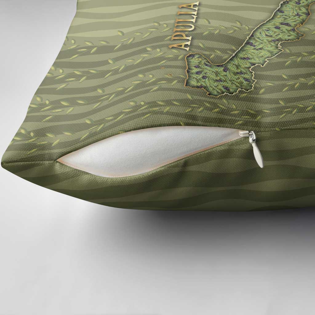Italy Apulia Pillow Cover Olive Garden Classic Style