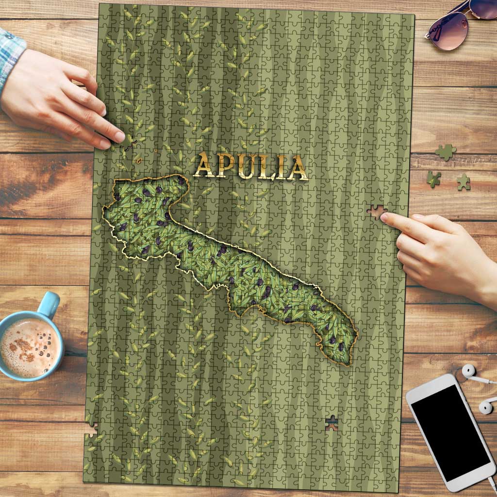 Italy Apulia Puzzle Olive Garden Classic Style