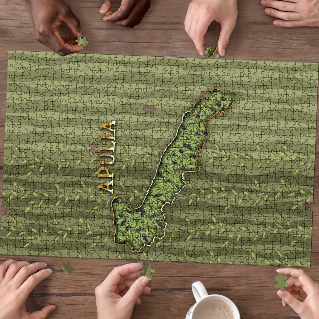 Italy Apulia Puzzle Olive Garden Classic Style