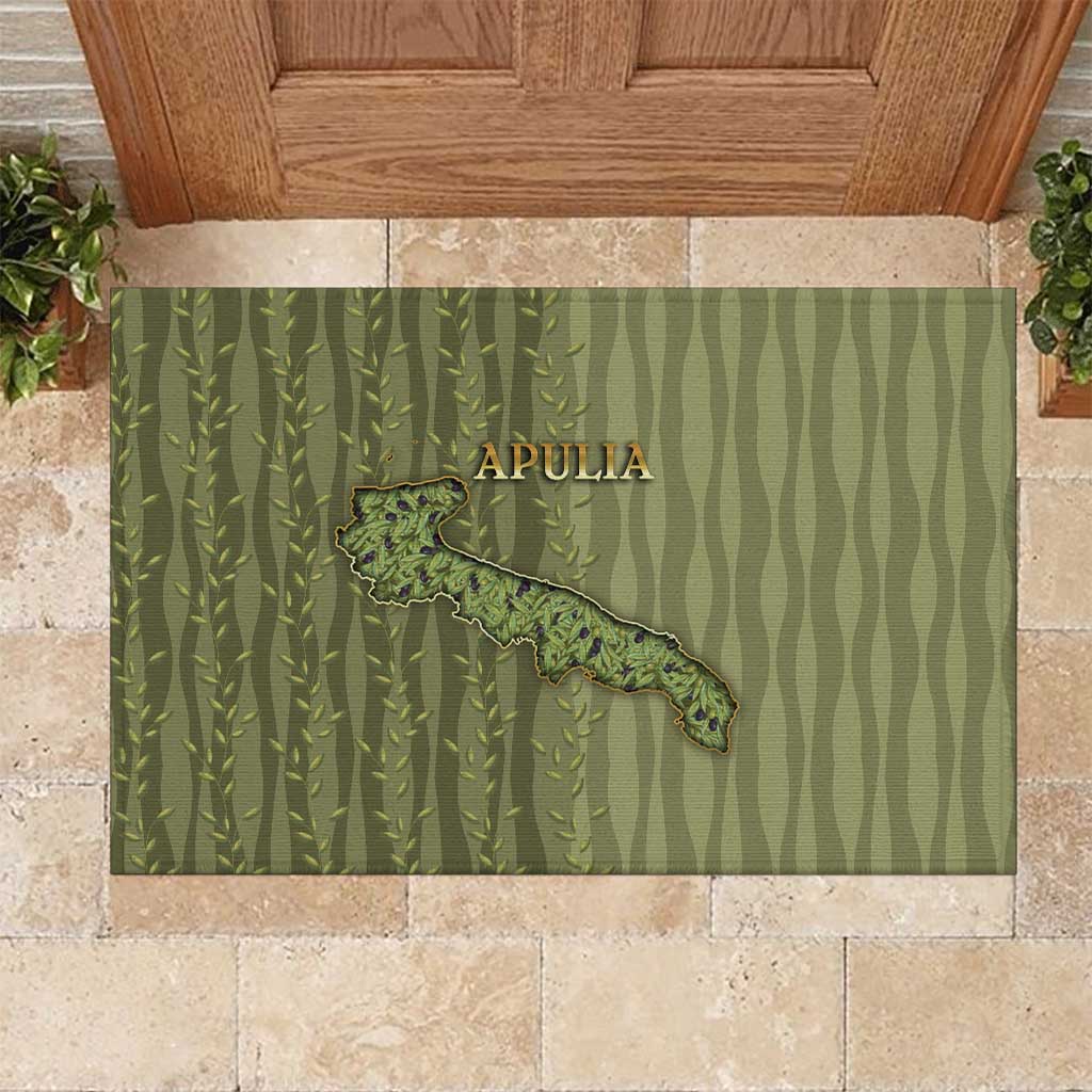 Italy Apulia Rubber Doormat Olive Garden Classic Style