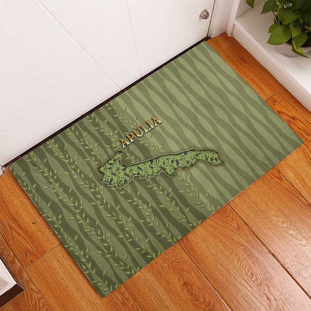 Italy Apulia Rubber Doormat Olive Garden Classic Style
