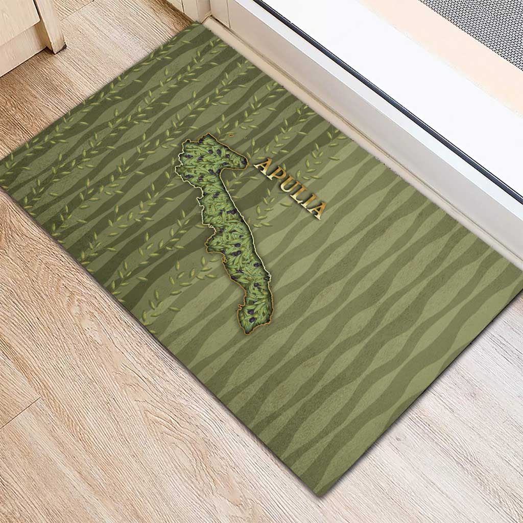 Italy Apulia Rubber Doormat Olive Garden Classic Style