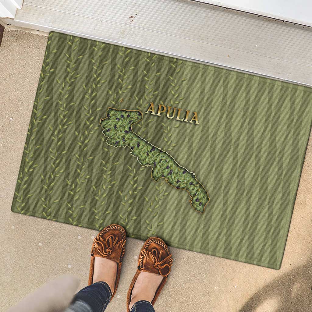 Italy Apulia Rubber Doormat Olive Garden Classic Style