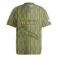 Personalized Italy Apulia Rugby Jersey Olive Garden Classic Style