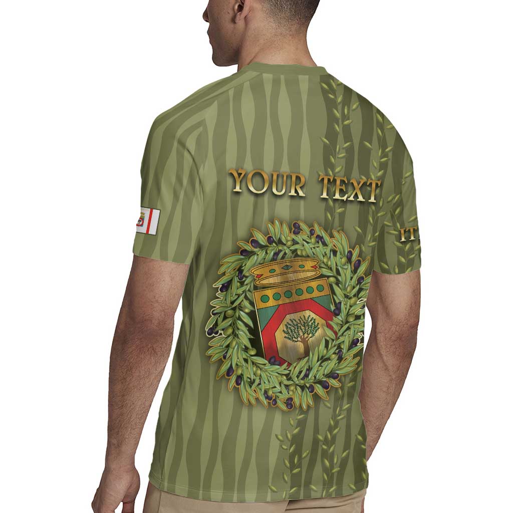 Personalized Italy Apulia Rugby Jersey Olive Garden Classic Style