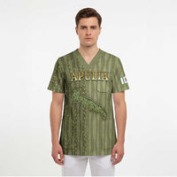 Personalized Italy Apulia Scrub Top Olive Garden Classic Style