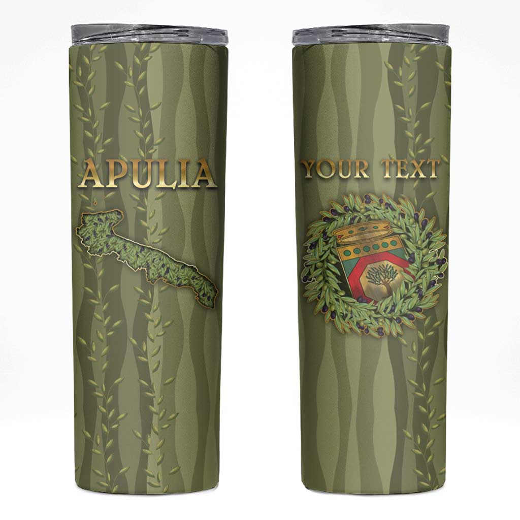 Personalized Italy Apulia Skinny Tumbler Olive Garden Classic Style