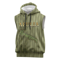 Personalized Italy Apulia Sleeveless Hoodie Olive Garden Classic Style