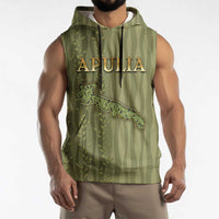 Personalized Italy Apulia Sleeveless Hoodie Olive Garden Classic Style