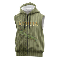 Personalized Italy Apulia Sleeveless Zip Hoodie Olive Garden Classic Style