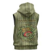 Personalized Italy Apulia Sleeveless Zip Hoodie Olive Garden Classic Style