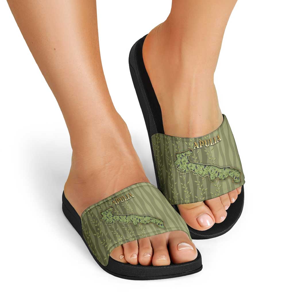 Italy Apulia Slide Sandals Olive Garden Classic Style