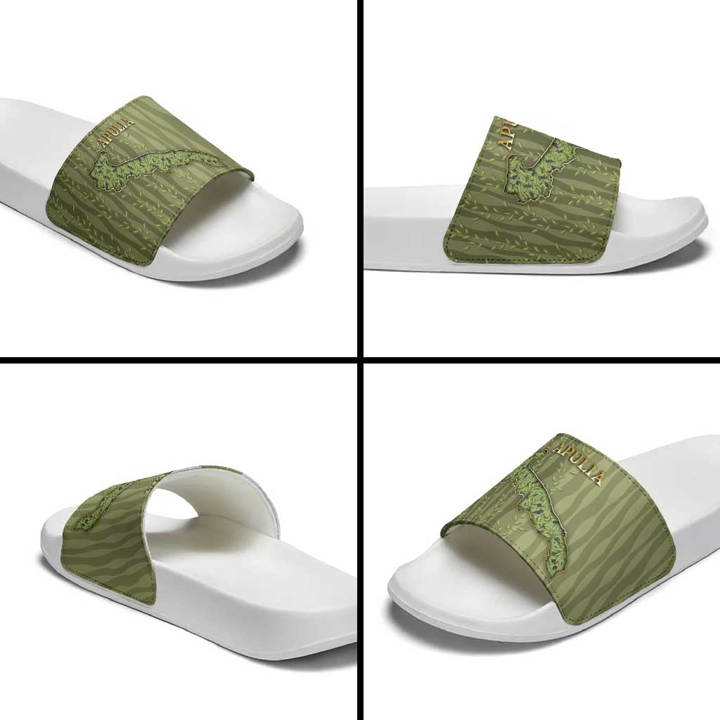 Italy Apulia Slide Sandals Olive Garden Classic Style