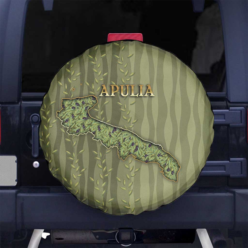 Italy Apulia Spare Tire Cover Olive Garden Classic Style