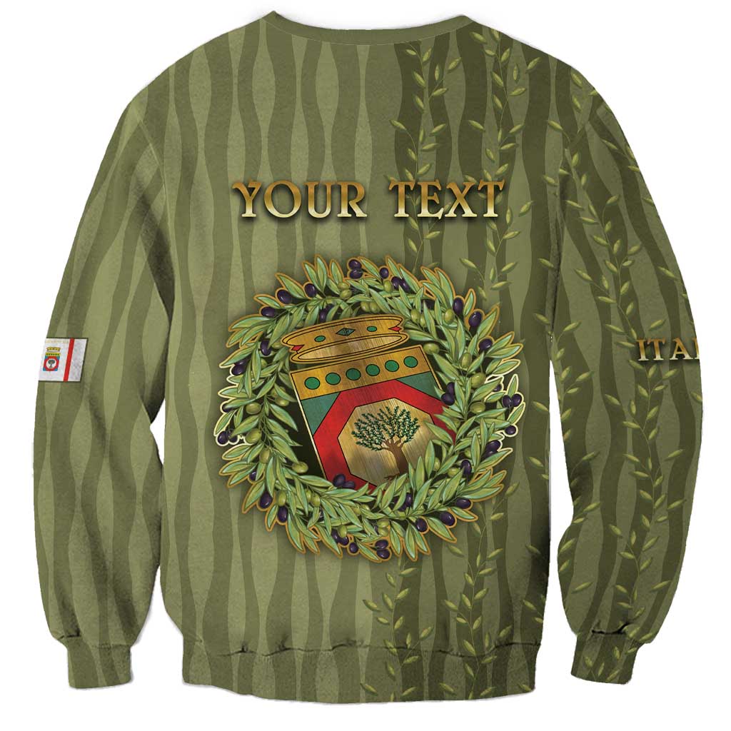 Personalized Italy Apulia Sweatshirt Olive Garden Classic Style