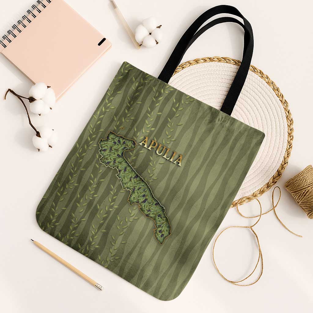 Italy Apulia Tote Bag Olive Garden Classic Style