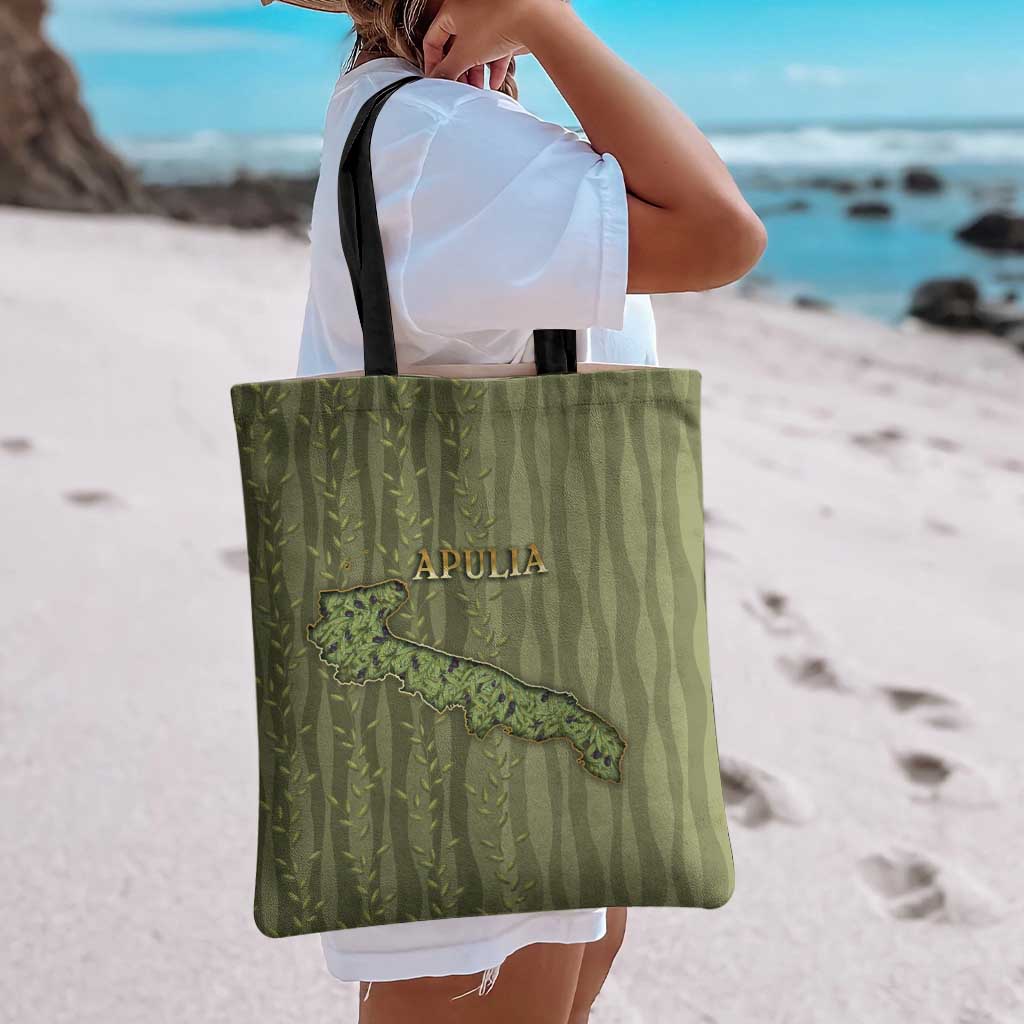 Italy Apulia Tote Bag Olive Garden Classic Style