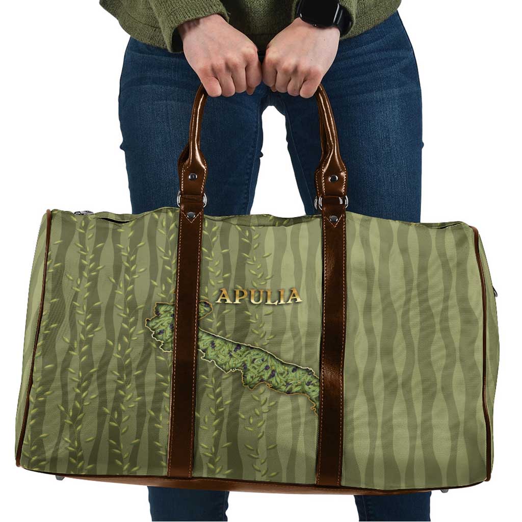 Italy Apulia Travel Bag Olive Garden Classic Style
