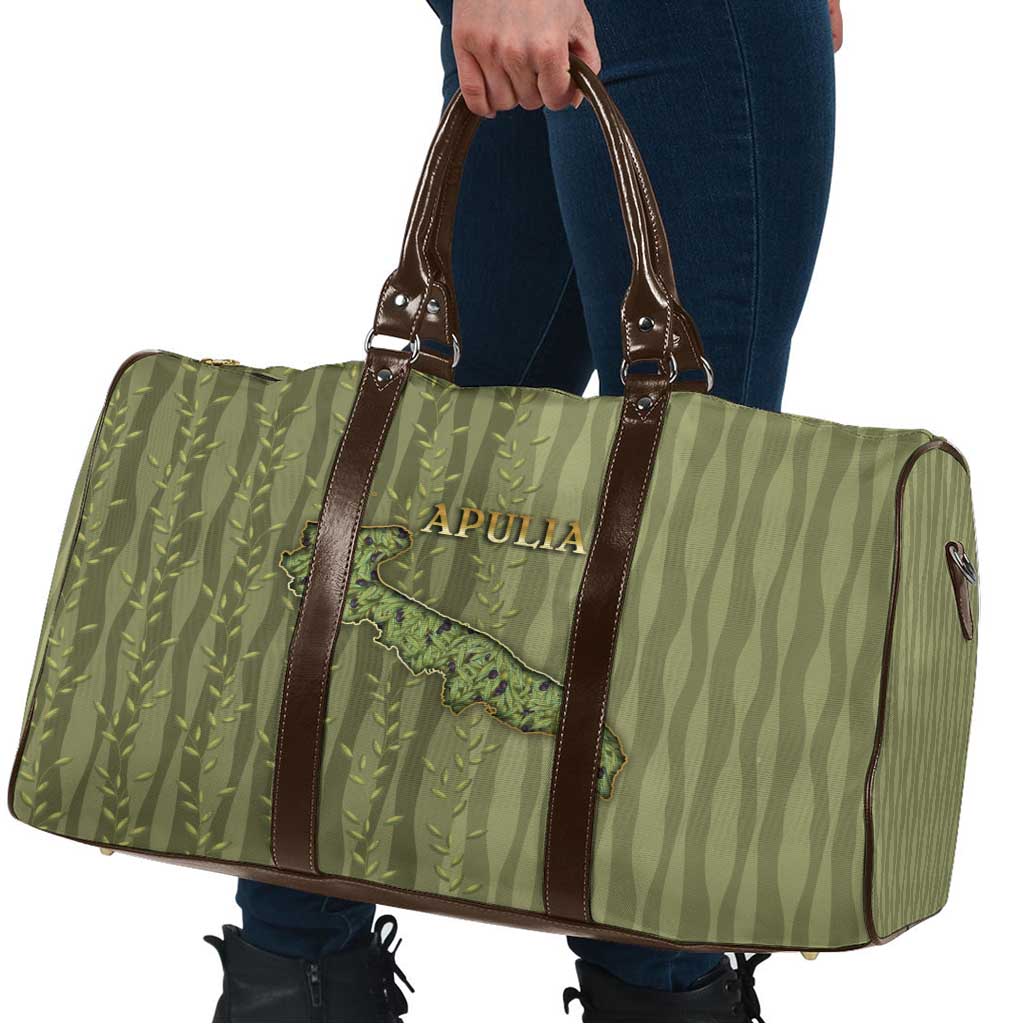 Italy Apulia Travel Bag Olive Garden Classic Style