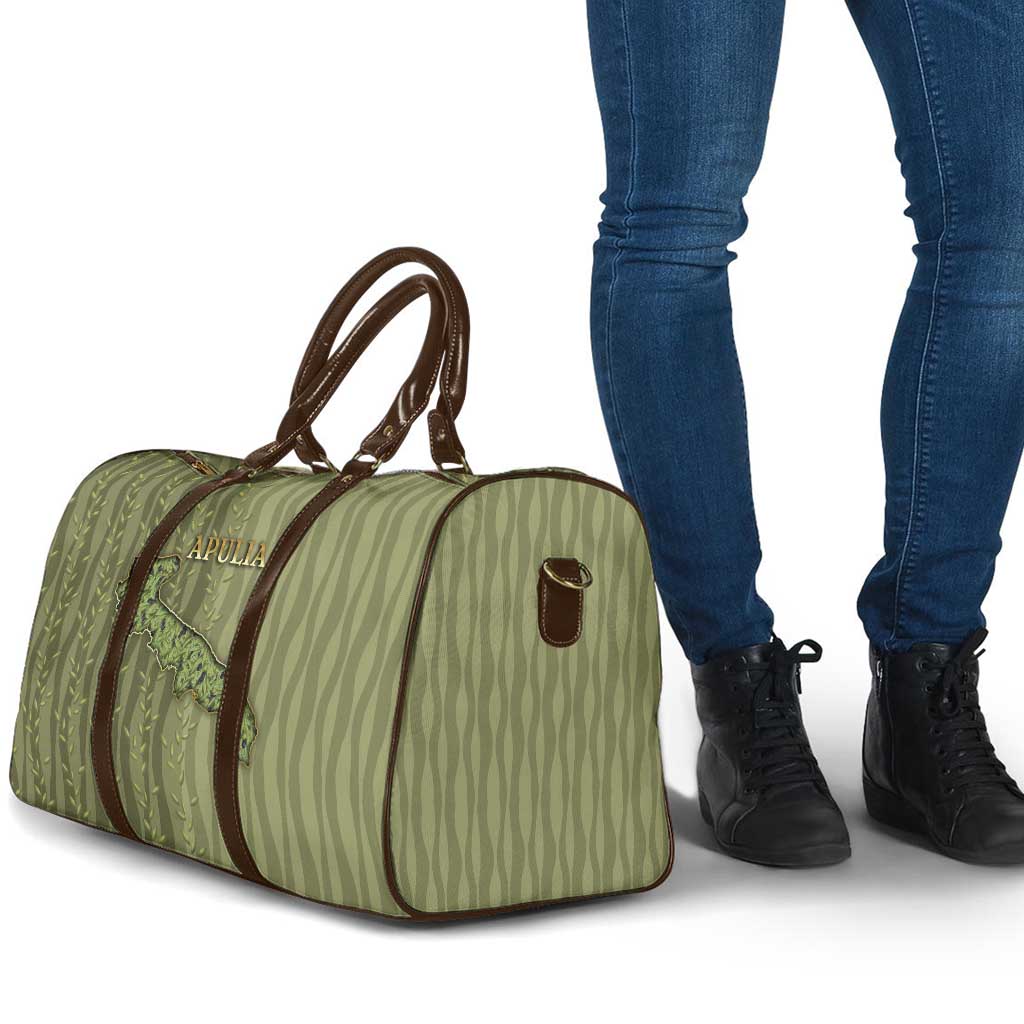 Italy Apulia Travel Bag Olive Garden Classic Style