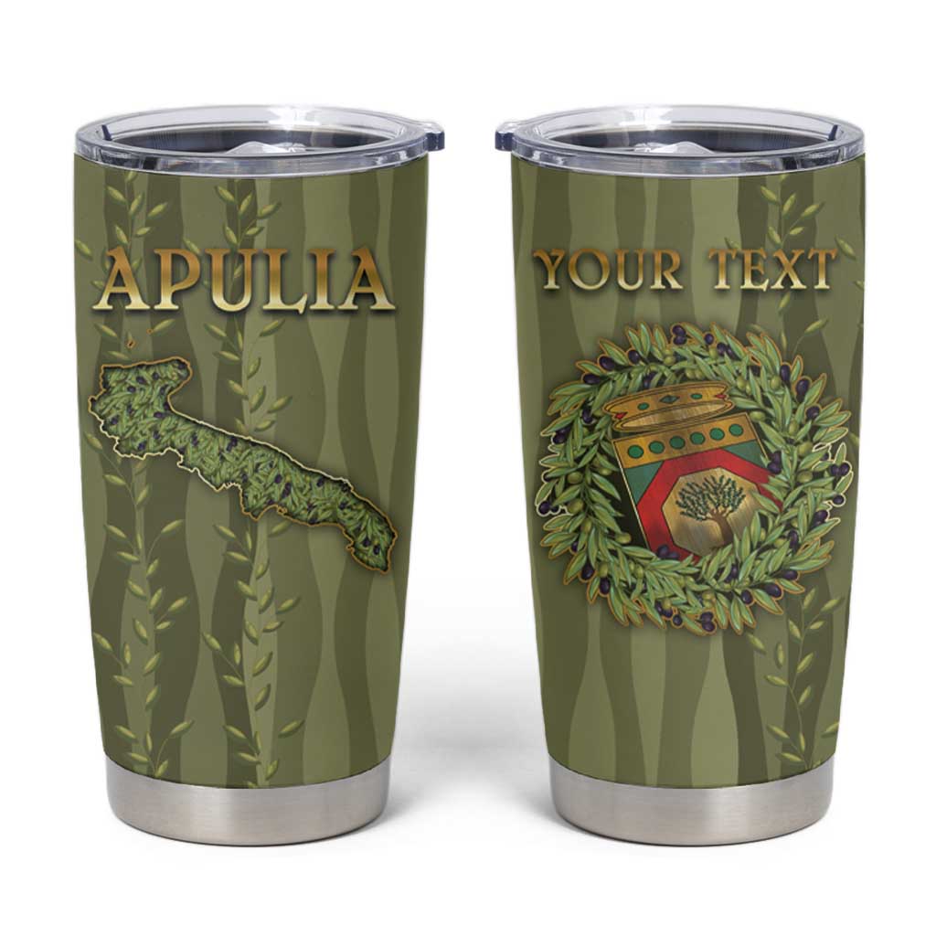 Personalized Italy Apulia Tumbler Cup Olive Garden Classic Style