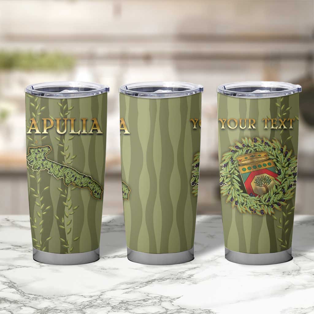 Personalized Italy Apulia Tumbler Cup Olive Garden Classic Style