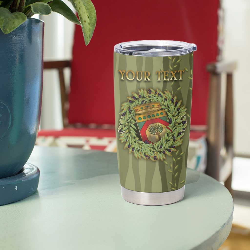 Personalized Italy Apulia Tumbler Cup Olive Garden Classic Style