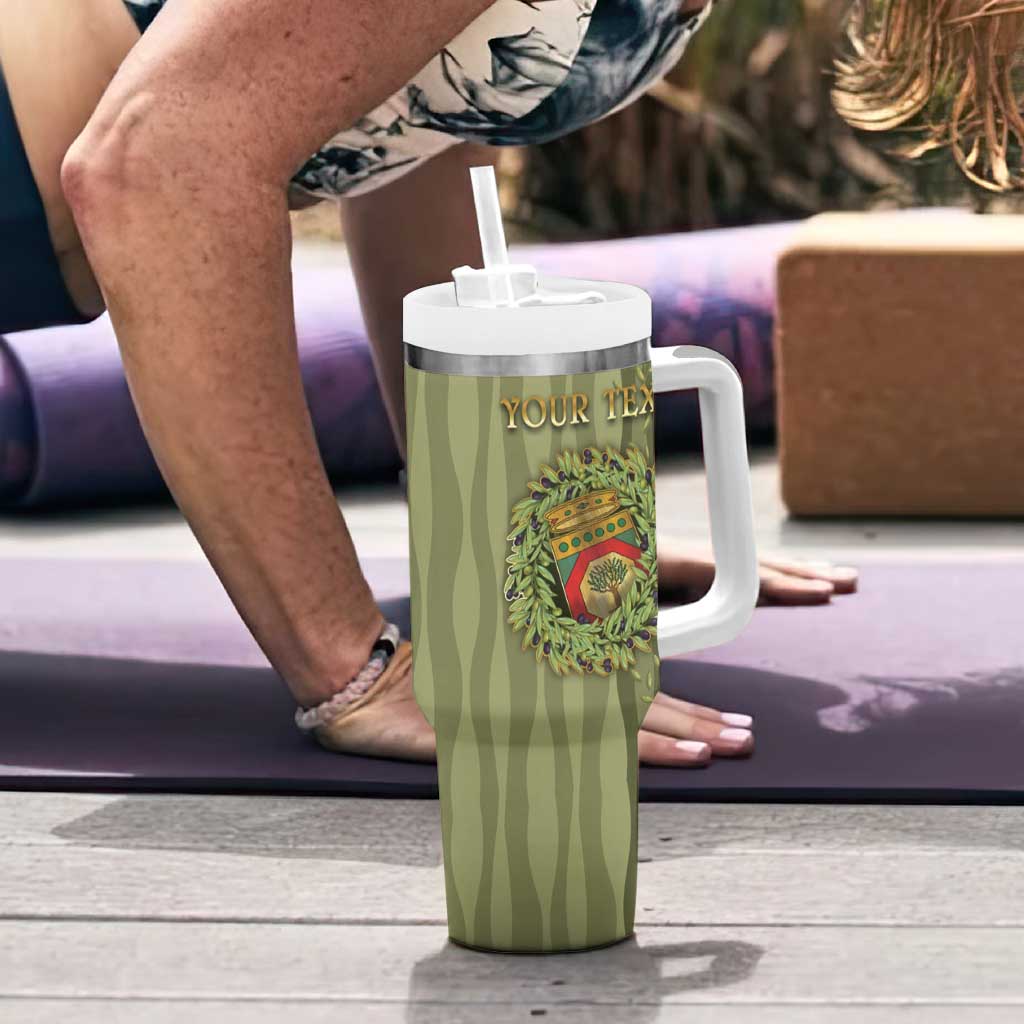 Personalized Italy Apulia Tumbler With Handle Olive Garden Classic Style