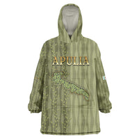 Personalized Italy Apulia Wearable Blanket Hoodie Olive Garden Classic Style
