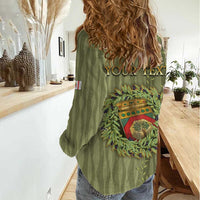Personalized Italy Apulia Women Casual Shirt Olive Garden Classic Style
