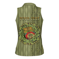 Personalized Italy Apulia Women Sleeveless Polo Shirt Olive Garden Classic Style