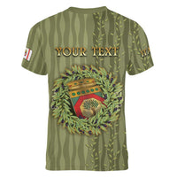 Personalized Italy Apulia Women V-Neck T-Shirt Olive Garden Classic Style