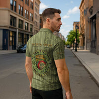 Personalized Italy Apulia Zipper Polo Shirt Olive Garden Classic Style