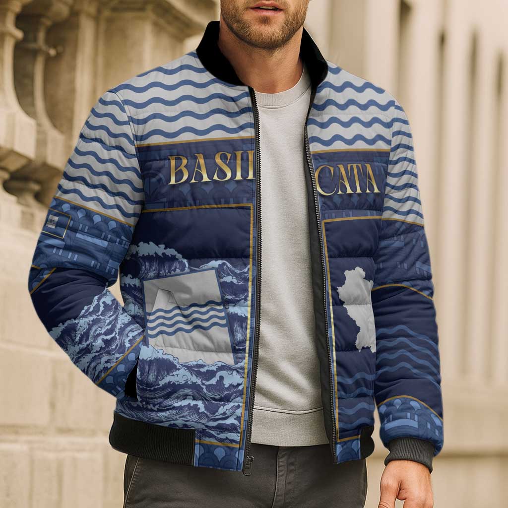 Personalized Italy Basilicata Bomber Puffer Jacket Unique Style