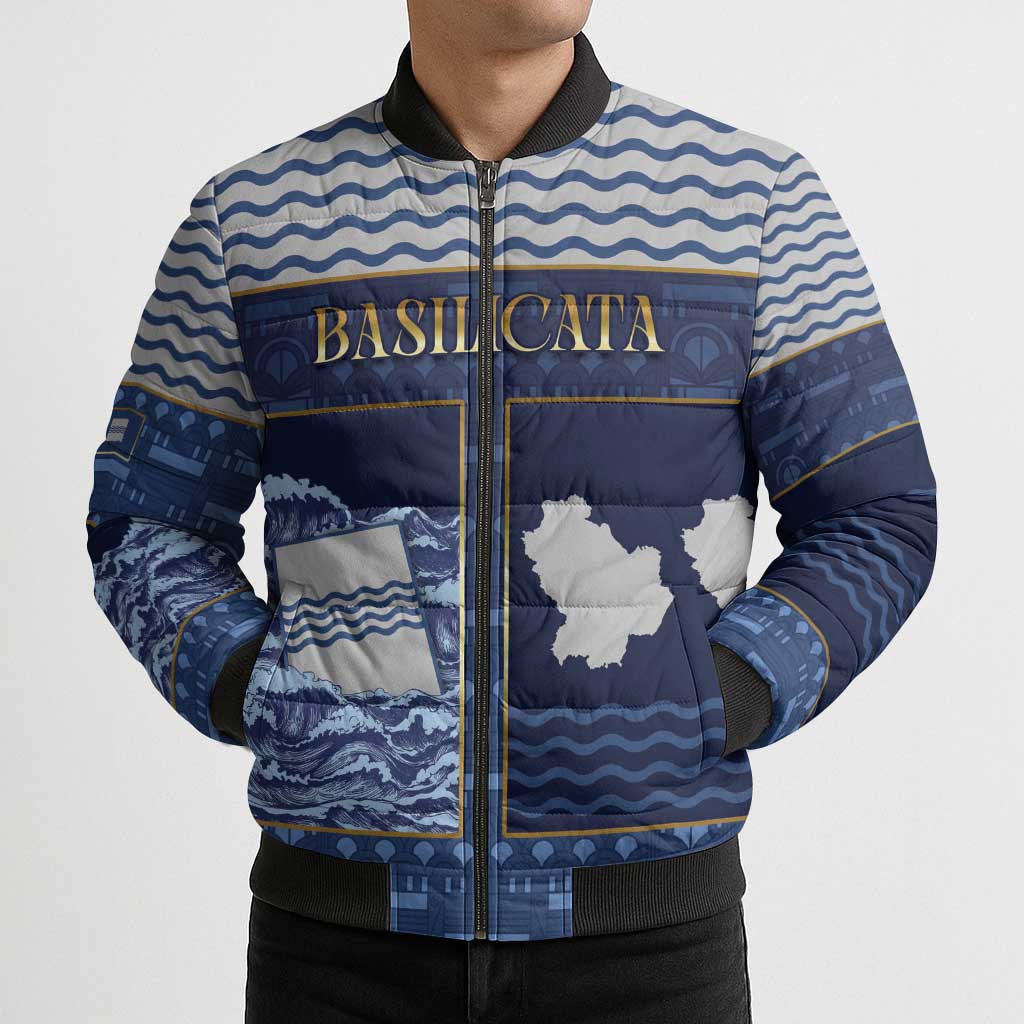 Personalized Italy Basilicata Bomber Puffer Jacket Unique Style