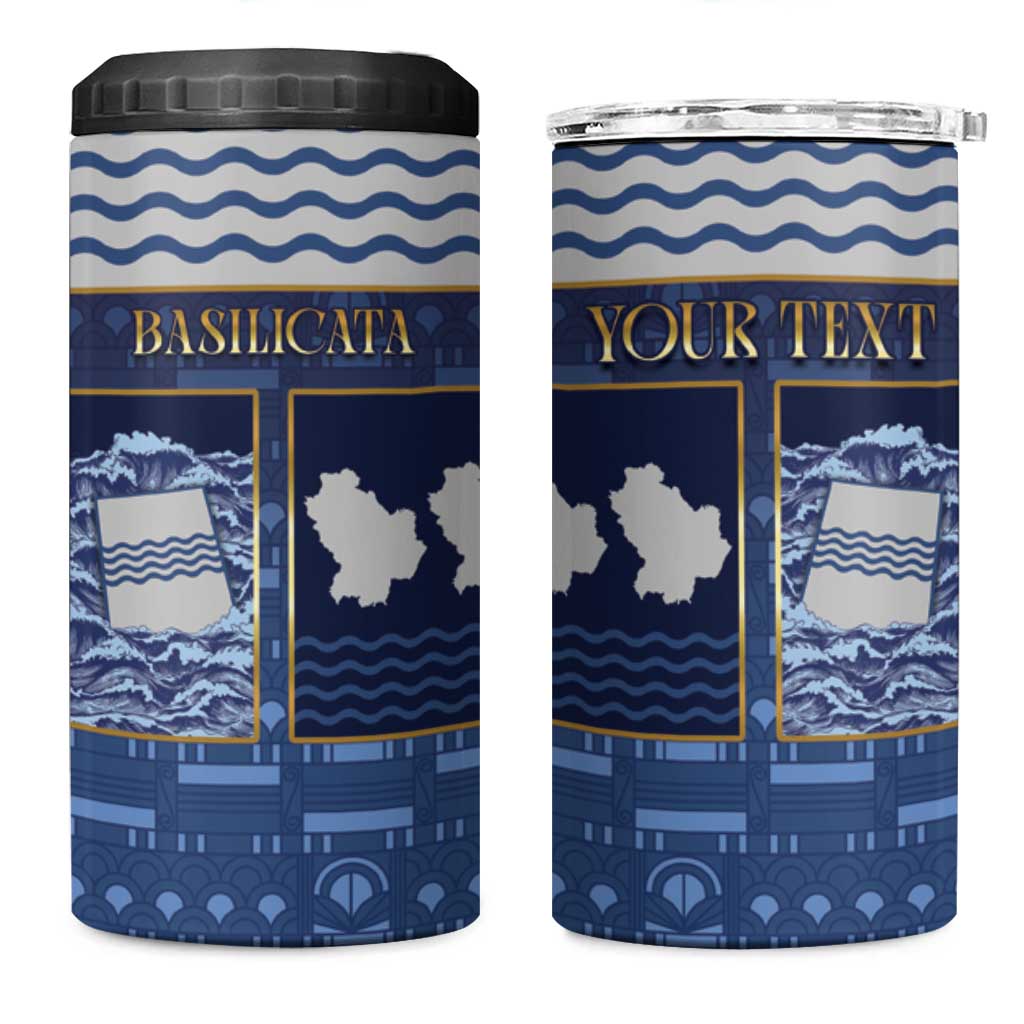 Personalized Italy Basilicata 4 in 1 Can Cooler Tumbler Unique Style