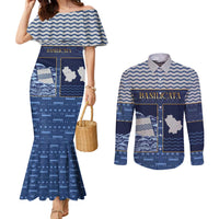 Personalized Italy Basilicata Couples Matching Mermaid Dress and Long Sleeve Button Shirt Unique Style
