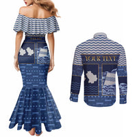 Personalized Italy Basilicata Couples Matching Mermaid Dress and Long Sleeve Button Shirt Unique Style