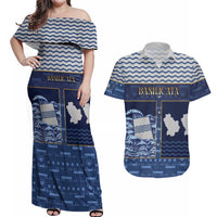 Personalized Italy Basilicata Couples Matching Off Shoulder Maxi Dress and Hawaiian Shirt Unique Style