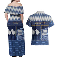 Personalized Italy Basilicata Couples Matching Off Shoulder Maxi Dress and Hawaiian Shirt Unique Style