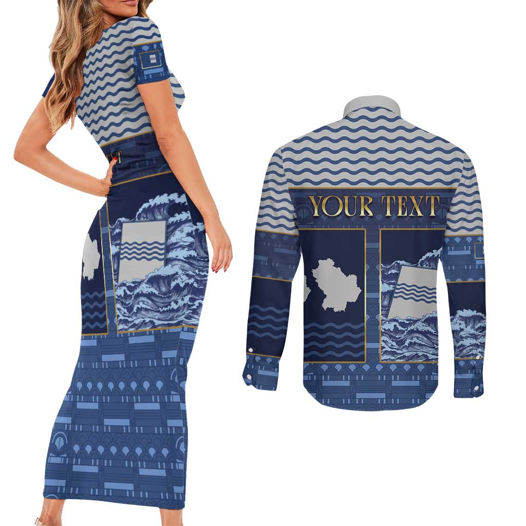 Personalized Italy Basilicata Couples Matching Short Sleeve Bodycon Dress and Long Sleeve Button Shirt Unique Style