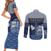 Personalized Italy Basilicata Couples Matching Short Sleeve Bodycon Dress and Long Sleeve Button Shirt Unique Style