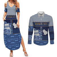 Personalized Italy Basilicata Couples Matching Summer Maxi Dress and Long Sleeve Button Shirt Unique Style