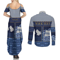Personalized Italy Basilicata Couples Matching Summer Maxi Dress and Long Sleeve Button Shirt Unique Style