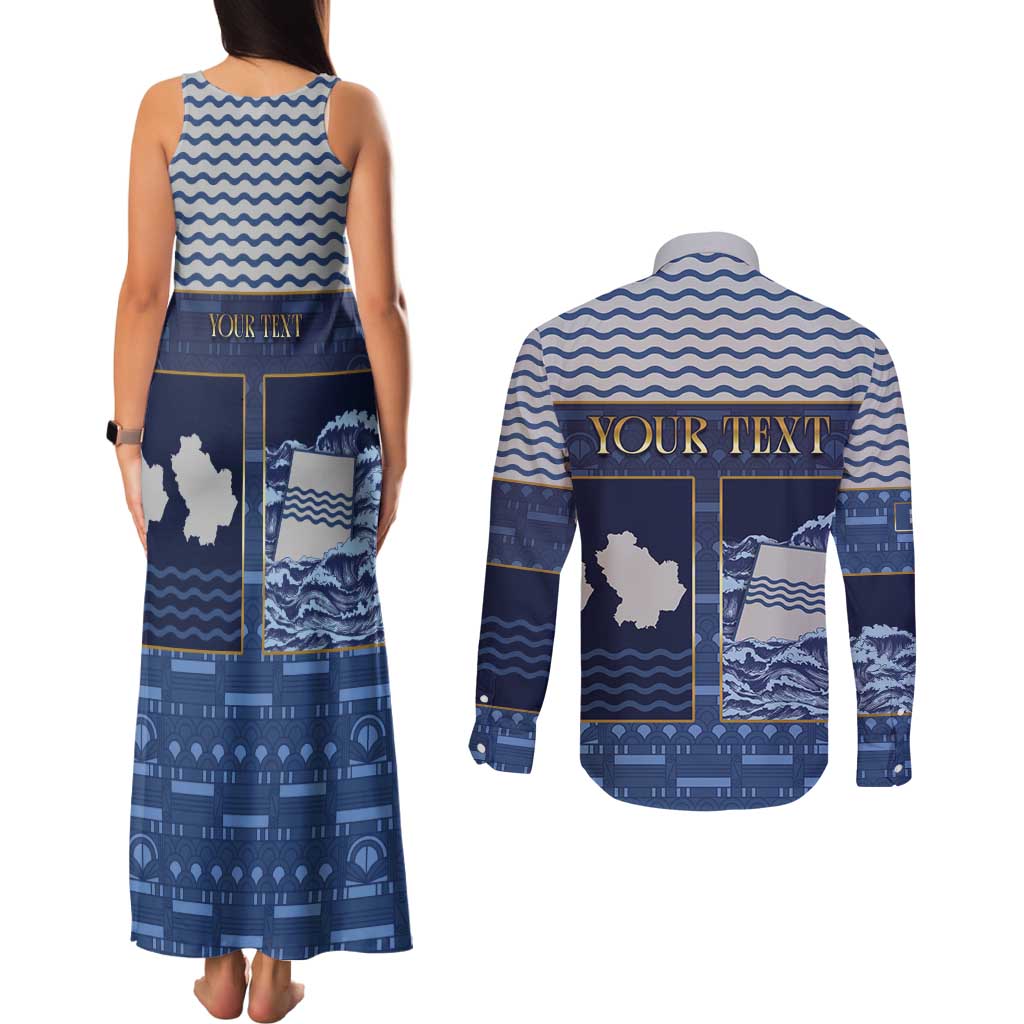 Personalized Italy Basilicata Couples Matching Tank Maxi Dress and Long Sleeve Button Shirt Unique Style