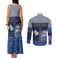 Personalized Italy Basilicata Couples Matching Tank Maxi Dress and Long Sleeve Button Shirt Unique Style