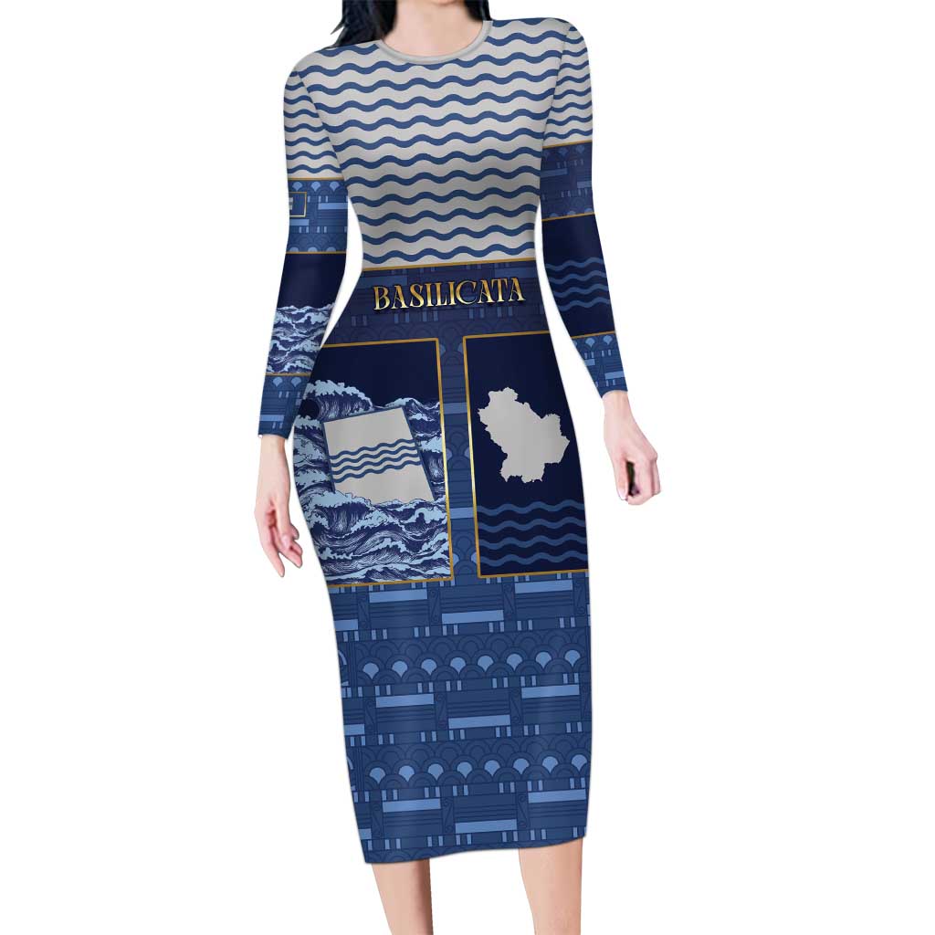 Personalized Italy Basilicata Family Matching Long Sleeve Bodycon Dress and Hawaiian Shirt Unique Style